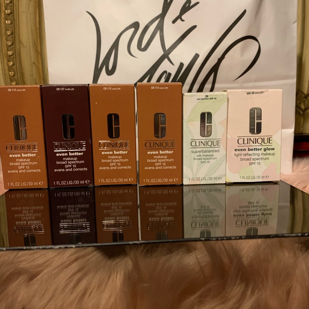 CLINIQUE FOUNDATIONS with SPF 15